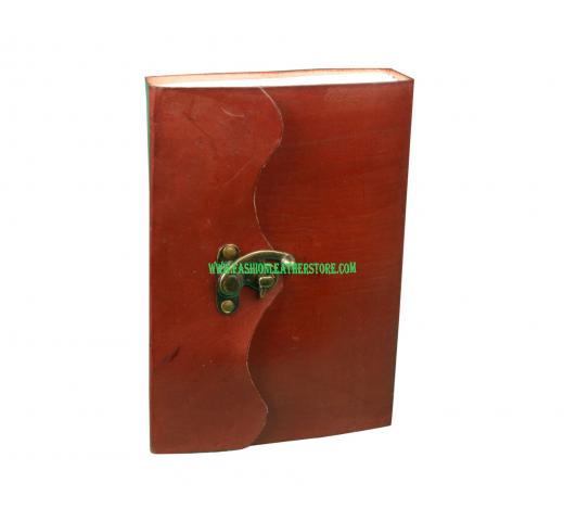  Blank Embossed Leather Journal with Combination Lock Notebook Handmade Dairy Note Book Journal